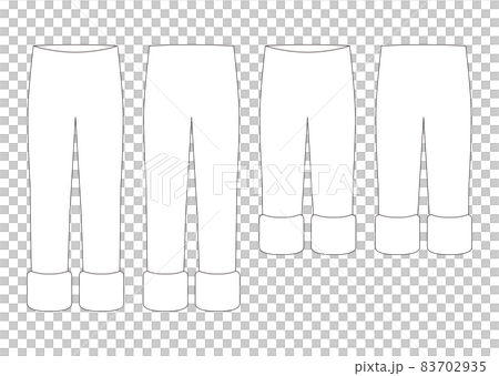 Santa Claus trousers template 83702935