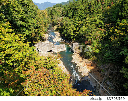 成瀬川渓流・秋田 成瀬川渓流・秋田 83703569