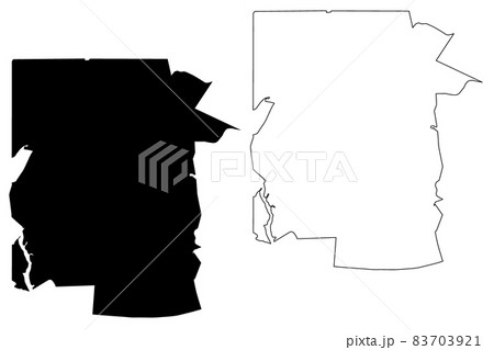 Feira de Santana city (Bahia state, Federative Republic of Brazil) map vector illustration, scribble sketch Feira de Santana map 83703921