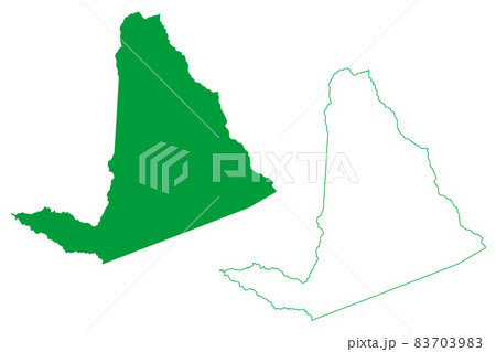 Igapora municipality (Bahia state, Municipalities of Brazil, Federative Republic of Brazil) map vector illustration, scribble sketch Igapora map 83703983