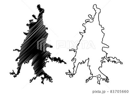 Konya City (Republic of Turkey, Central Anatolia Region) map vector illustration, scribble sketch City of Iconium map 83705660