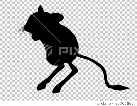 Jerboa silhouette Jerboa silhouette 83705866