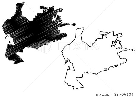 Stavropol City (Russian Federation, Russia) map vector illustration, scribble sketch City of Stavropol map 83706104