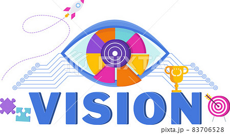 Business vision statement. Eye out of segments. Business vision statement. Eye out of segments. 83706528