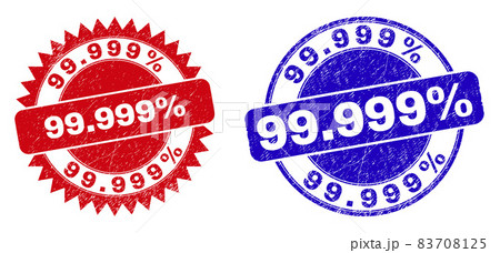 99.999 discount Rounded and Rosette Watermarks with Scratched Texture 83708125