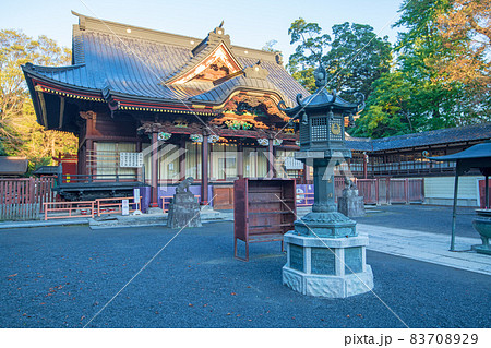 妻沼聖天山　歓喜院　本殿　秋風景 83708929