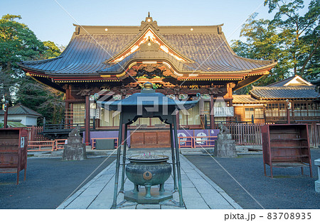 妻沼聖天山　歓喜院　本殿　秋の季節 83708935