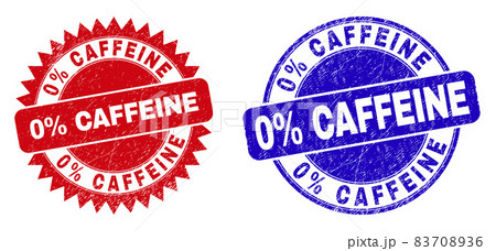 0 discount CAFFEINE Round and Rosette Stamps with Scratched Texture 83708936