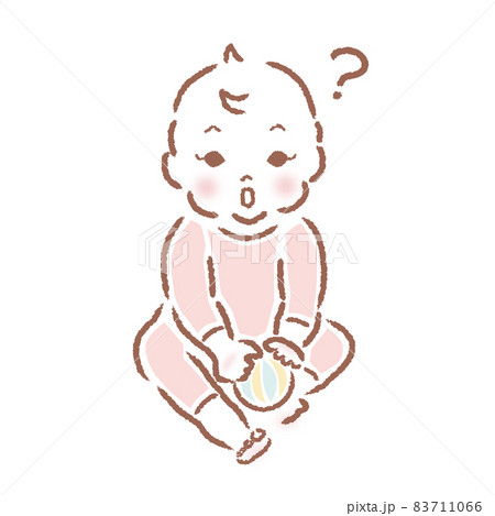 はてなマークの赤ちゃん はてなマークの赤ちゃん 83711066