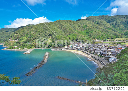 【若狭湾の風景 (田烏海水浴場 田烏漁港)】 福井県小浜市田烏 【若狭湾の風景 (田烏海水浴場 田烏漁港)】 福井県小浜市田烏 83712292