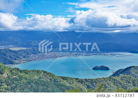 【エンゼルラインより小浜市内を一望】 福井県小浜市若狭 83712787