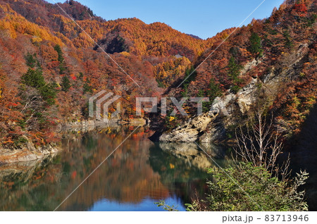 奥裾花峡谷の紅葉 奥裾花峡谷の紅葉 83713946
