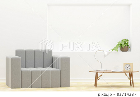 朝に撮影されたインテリアのイメージ 83714237