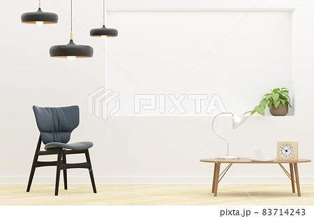 朝に撮影されたインテリアのイメージ 83714243