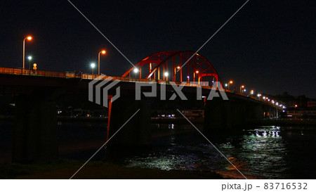 夜 海門橋 夜 海門橋 83716532