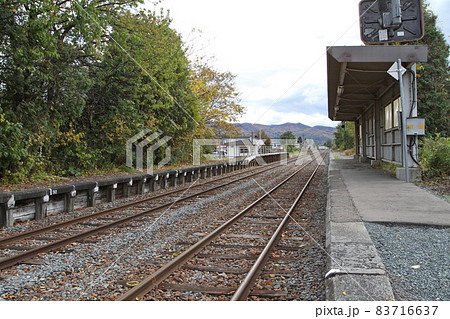 山部駅　JR山部駅　T32　根室本線　駅構内横断一般道踏切 83716637