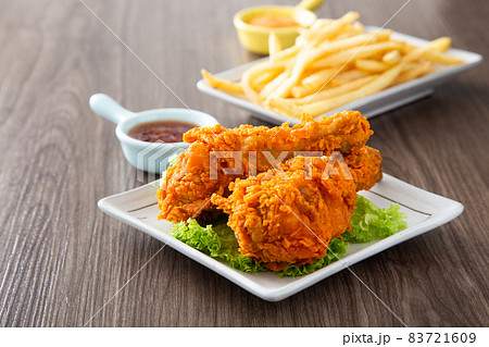 crispy and golden fried chickens crispy and golden fried chickens 83721609