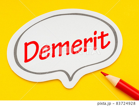 デメリット　Demerit　欠点　不利益 83724928