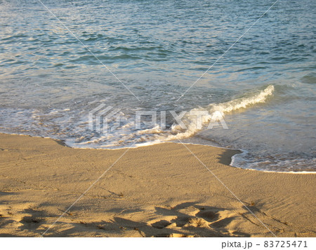 ハワイの海　砂浜　波打ち際 83725471