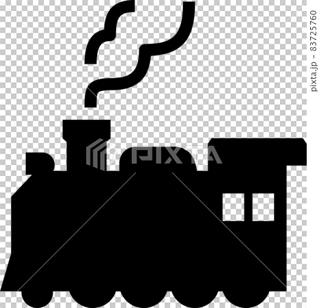 Steam locomotive icon 83725760