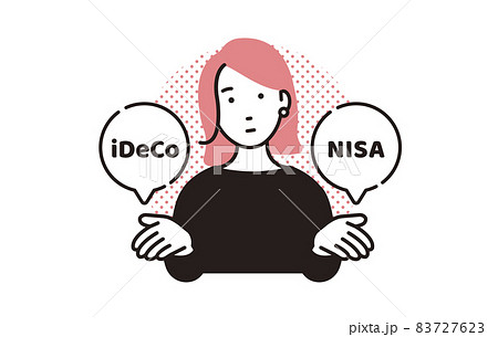 人物 iDeCoとNISAどっちか女性 83727623