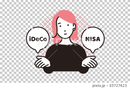 人物 iDeCoとNISAどっちか女性 83727623