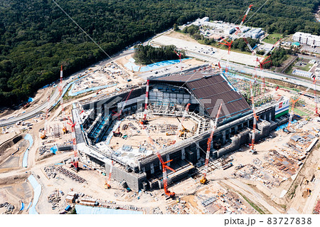 日本ハム新球場　工事中 83727838