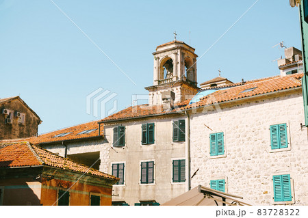 Chapel of the tower of the Cathedral of St. Tryphon in the old town of Kotor in Montenegro 83728322