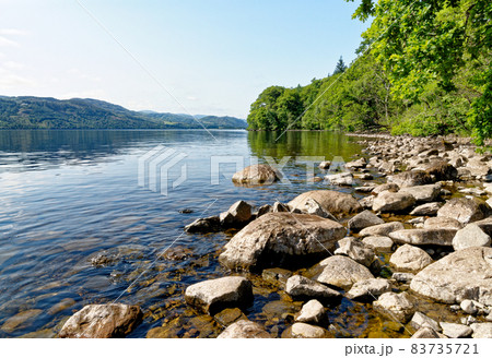 Loch Ness in the Scottish Highlands - Scotland Loch Ness in the Scottish Highlands - Scotland 83735721