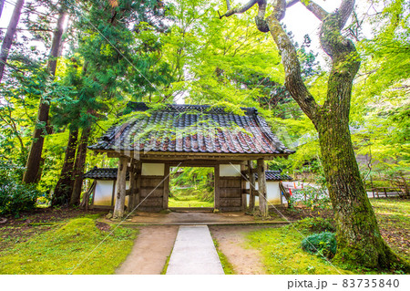 岩手県 中尊寺・大長寿院の写真素材 [83735840] - PIXTA