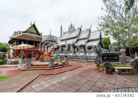 Wat Sri Suphan, the beautiful silver temple, in Chiang Mai, Thailand. 83736582