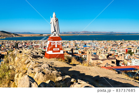 Manco Capac Monument in Puno, Peru 83737685