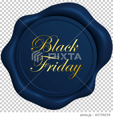 Black Friday Simple Seal Wax Blue 83739259