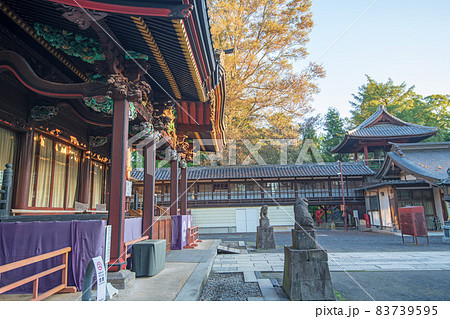 妻沼聖天山 歓喜院 本殿 秋の季節 妻沼聖天山 歓喜院 本殿 秋の季節 83739595