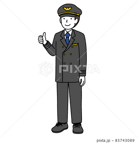 パイロットの男性 83743089