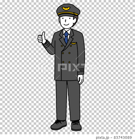 パイロットの男性 83743089