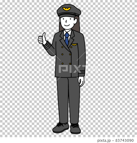 パイロットの女性 83743090