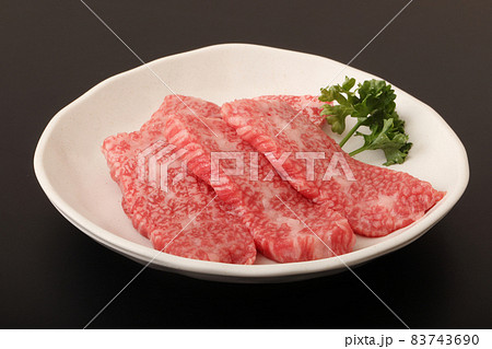 黒毛和牛　カルビ焼肉用　(仙台牛) 83743690