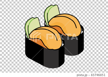 主線螞蟻簡約卡通壽司/壽司插畫|海膽Untan gunkanmaki nigiri壽司插畫 主線螞蟻簡約卡通壽司/壽司插畫|海膽Untan gunkanmaki nigiri壽司插畫 83746851
