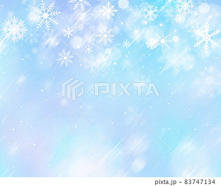 美しい雪の結晶のベクターイラストグラデーション背景素材のイラスト素材
