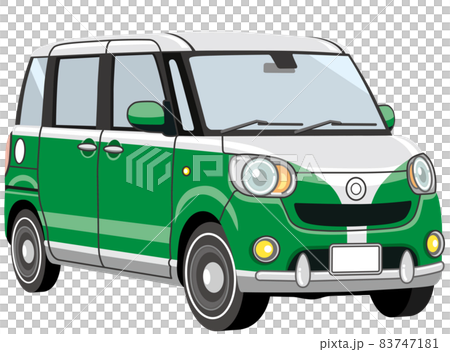 かわいいレトロな車のイラスト かわいいレトロな車のイラスト 83747181