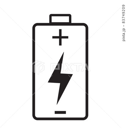 Battery Charging vector icon. Battery charge flat vector icon. battery charge level. Battery Charging vector icon. Battery charge flat vector icon. battery charge level. 83749209