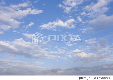 空、雲、背景 83750094