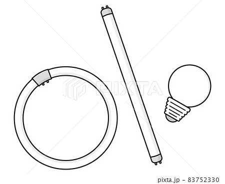 蛍光灯　ベクターイラスト 83752330