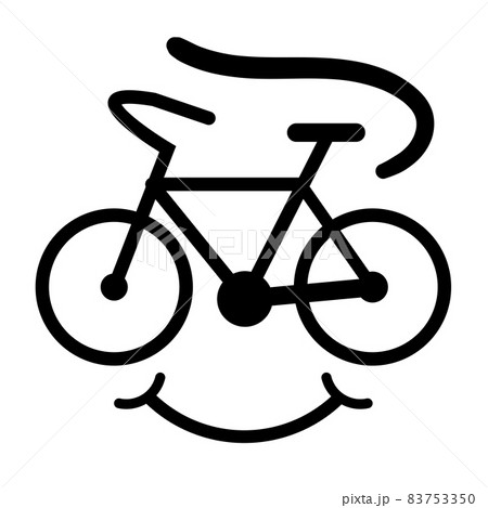 Smiling biker. Smiling biker. 83753350