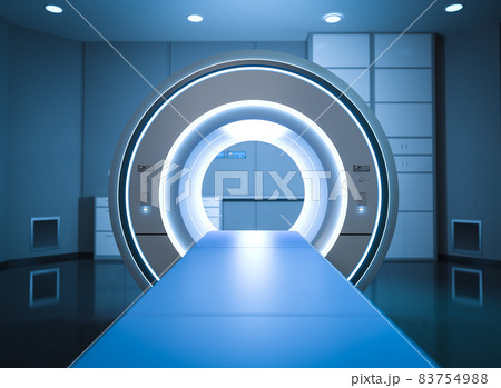 mri scan machine in room 83754988
