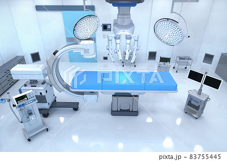 Surgery room interior with amenities 83755445