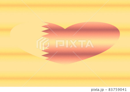 Abstract flag of Qatar in grunge heart shaped. Pastel background. Grain. Abstract flag of Qatar in grunge heart shaped. Pastel background. Grain. 83759041