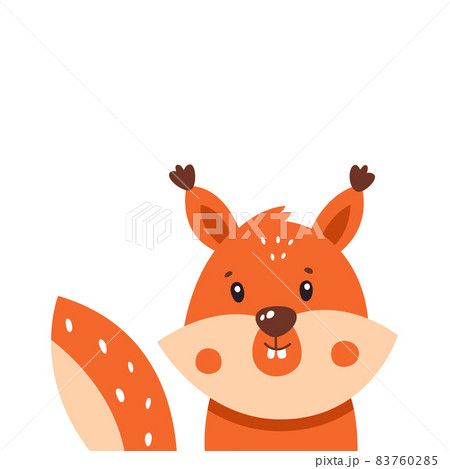 Squirrel icon. Vector illustration isolated on white background Squirrel icon. Vector illustration isolated on white background 83760285