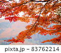 日本の秋の風景・もみじ 83762214